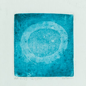 Grabado círculo Tao 11x11cm