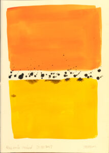 Pasos por la ciudad paisaje abstracto